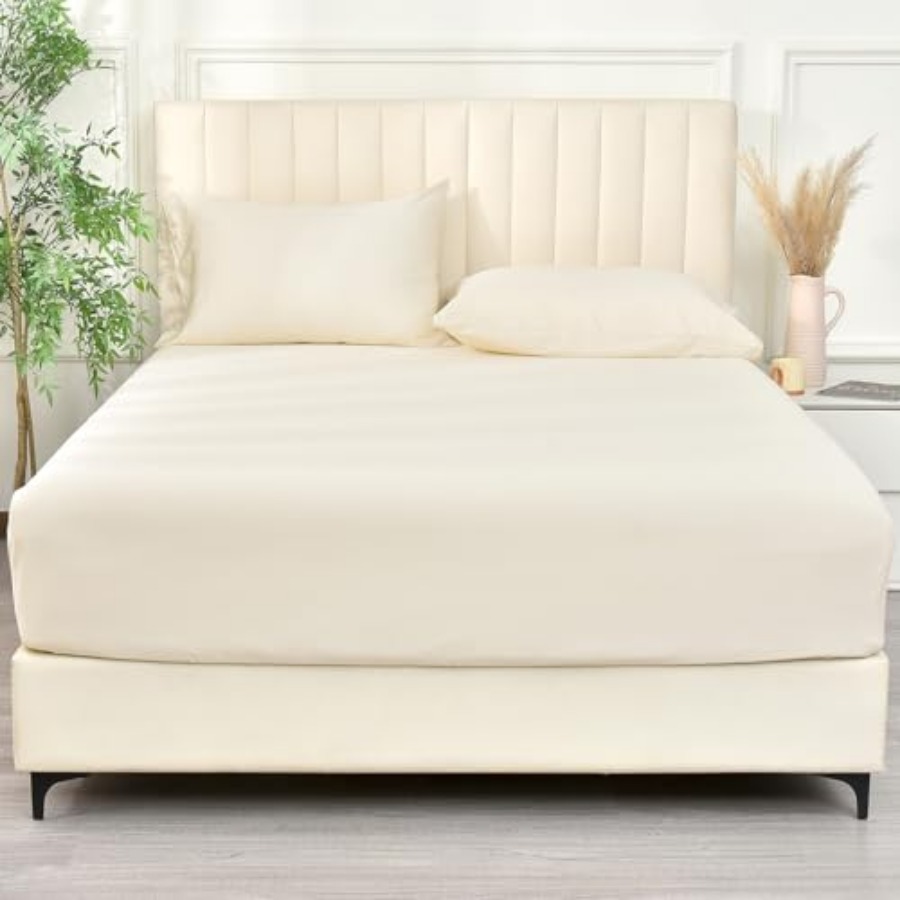 Fitted Sheet Deep - 100% Rayon Derived from Bamboo Fitted