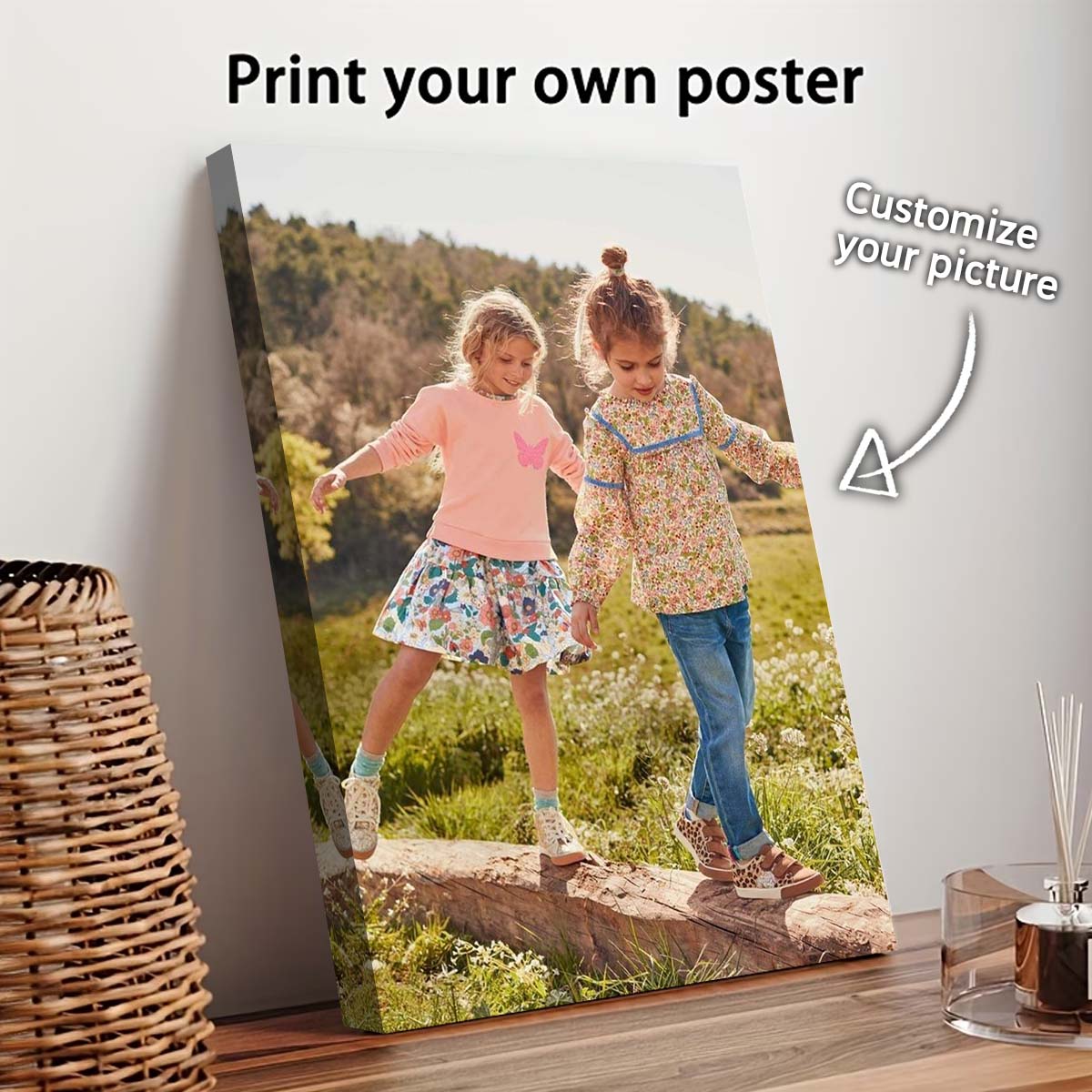 Home Textile - Custom photo canvas printing, vibrant modern