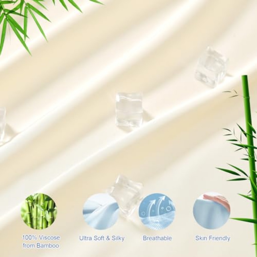 100% Rayon Derived from Bamboo - огляд і ціна Fitted Sheet Deep