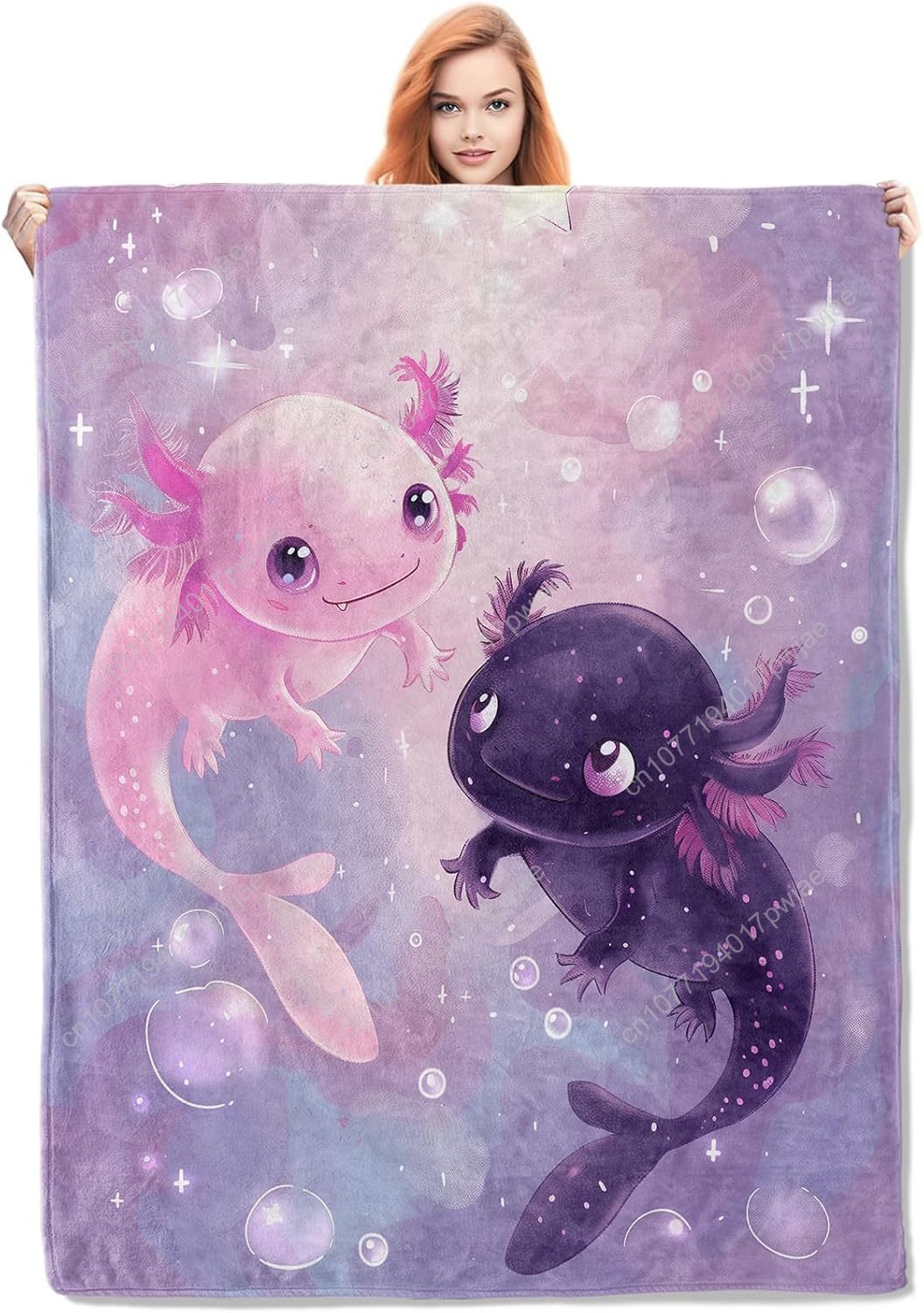 Axolotl Blanket Cute Axolotls  - огляд і ціна Home Textile