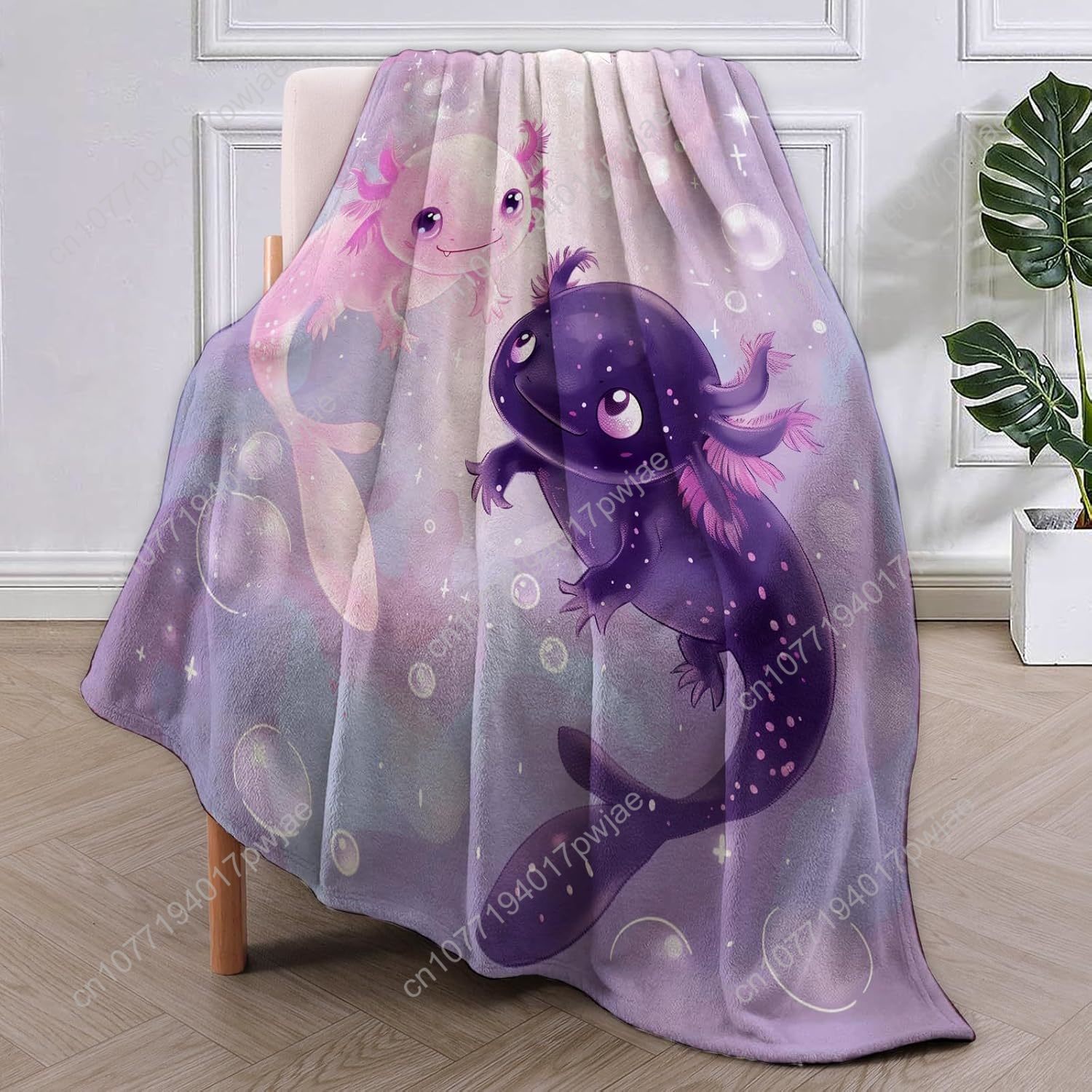 Axolotl Blanket Cute Axolotls  - огляд і ціна Home Textile