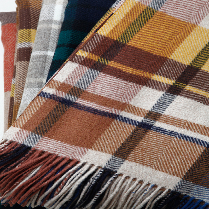 Cashmere Herringbone Pattern W - огляд і ціна Wool Blanket Herringbone