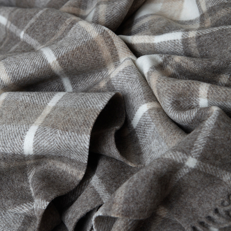 Cashmere Herringbone Pattern W - огляд і ціна Wool Blanket Herringbone