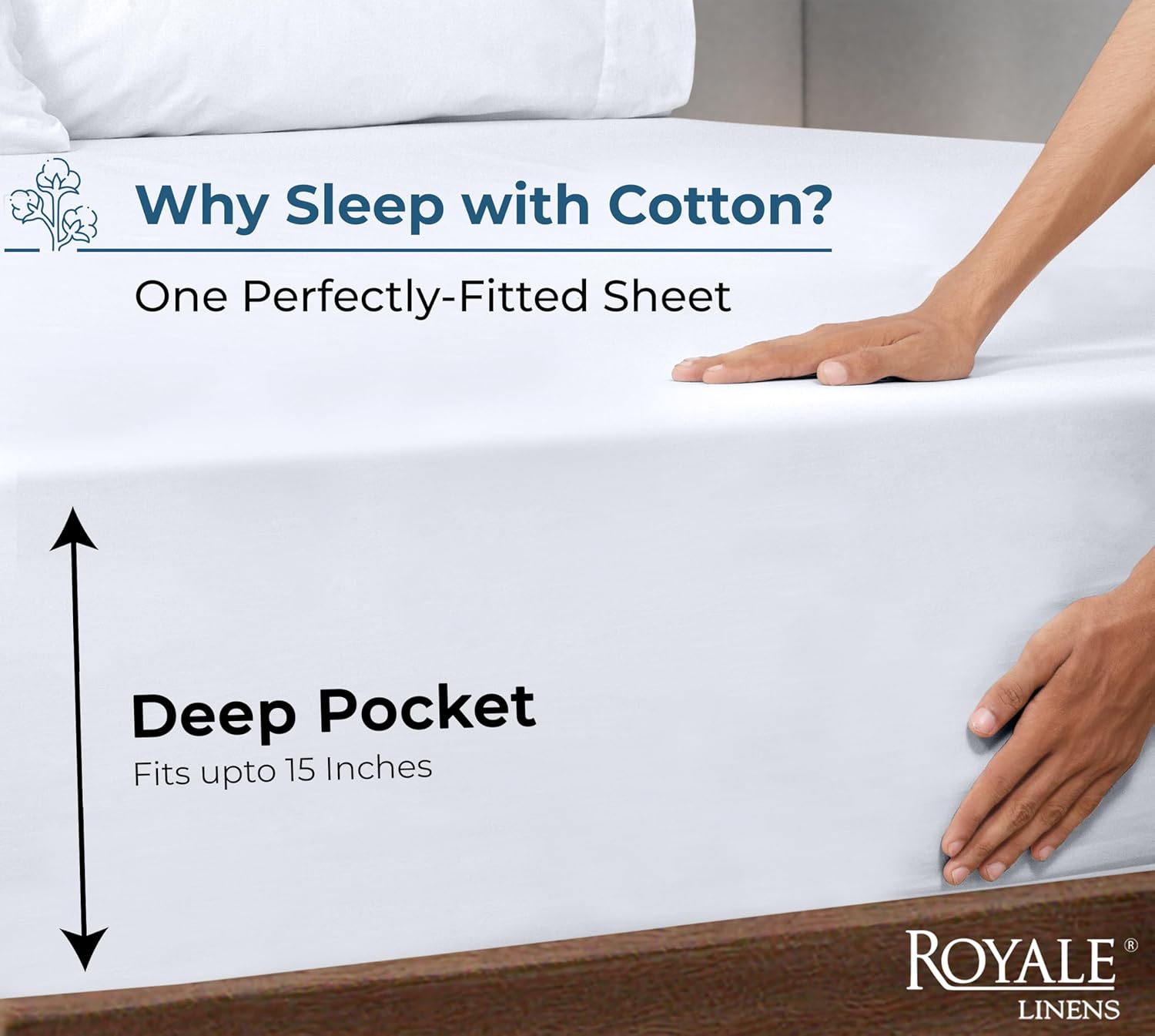 100% Organic Cotton Fitted She - огляд і ціна Fitted Sheet Deep