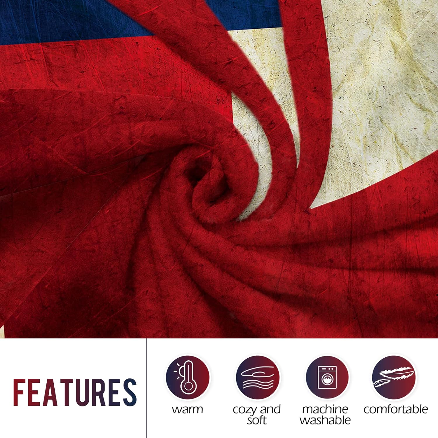 Levens Texas Flag Throw Blanke - огляд і ціна Home Textile