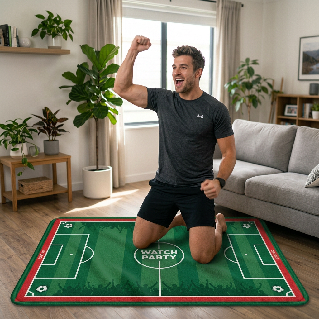 Football Field Pattern floor m - огляд і ціна Home Textile