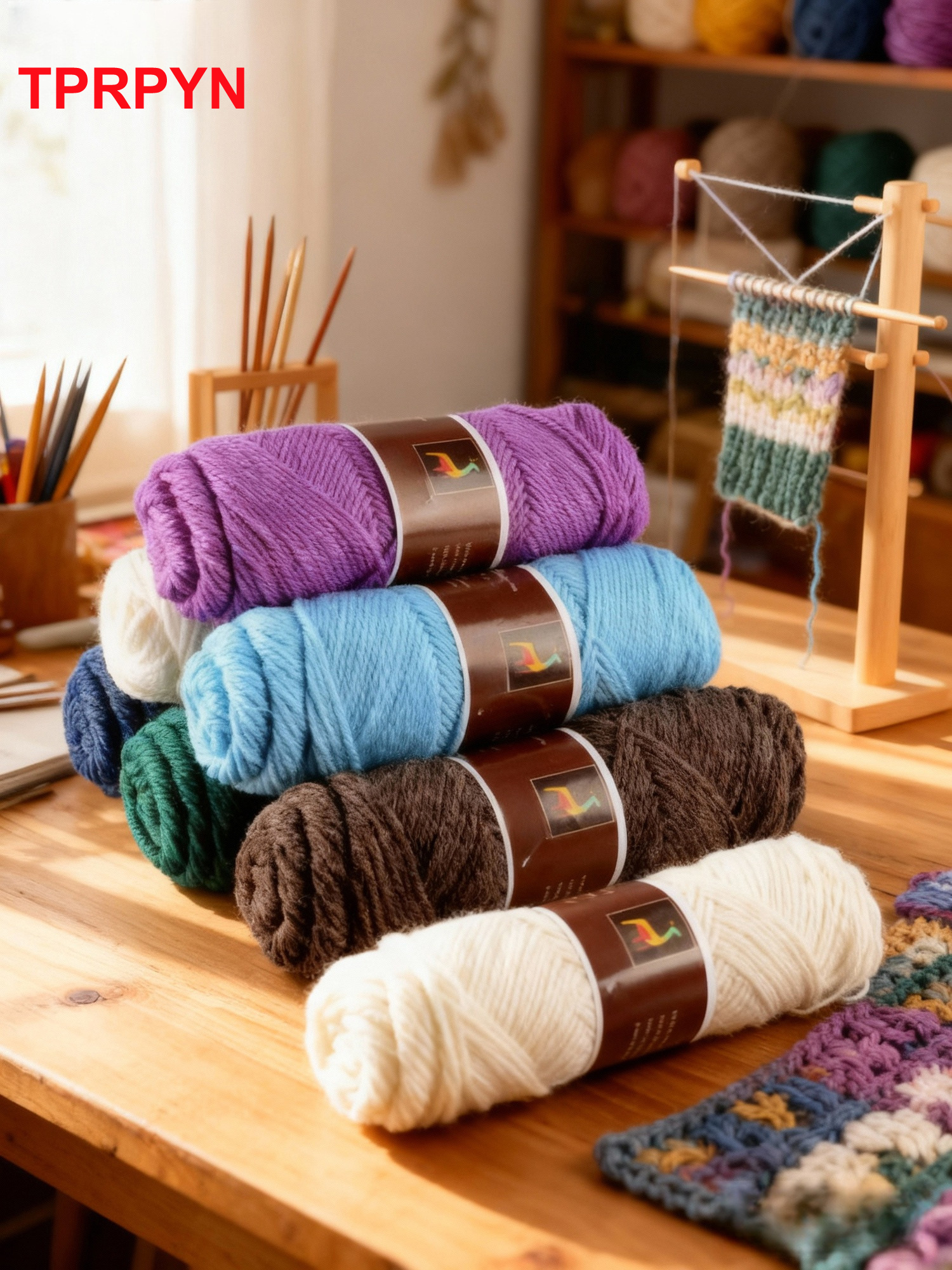 2Pcs total 200g Hand knitting  - огляд і ціна Wool Blanket Herringbone