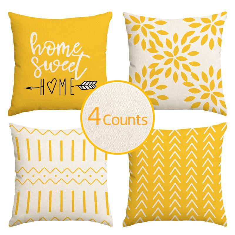 Geometric Pattern Pillow Case  - огляд і ціна Home Textile