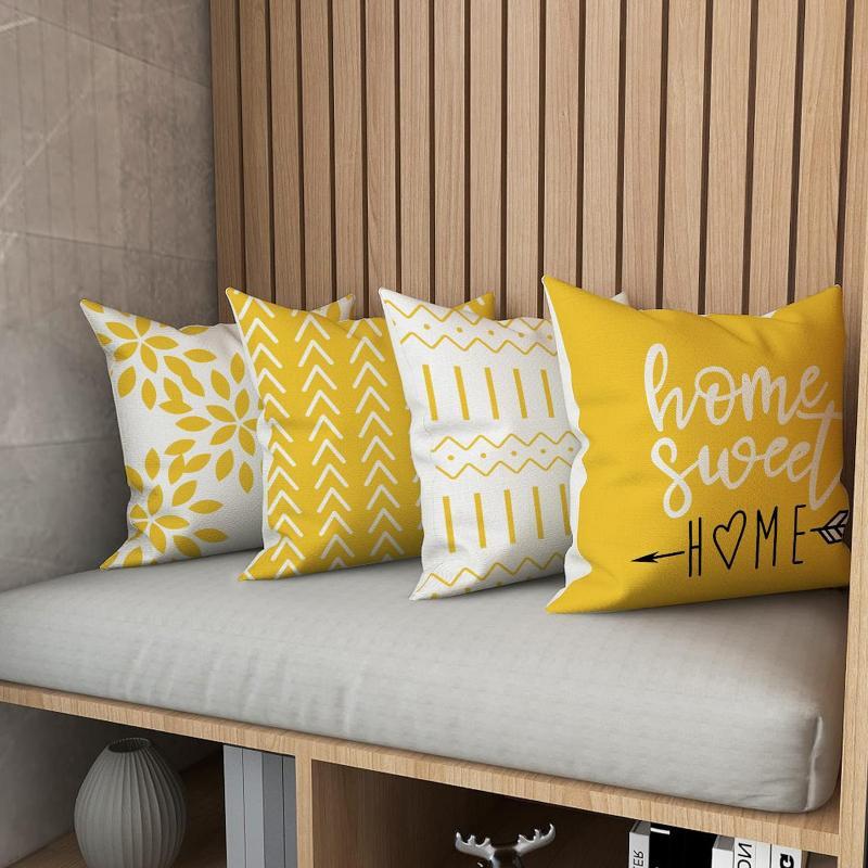 Geometric Pattern Pillow Case  - огляд і ціна Home Textile