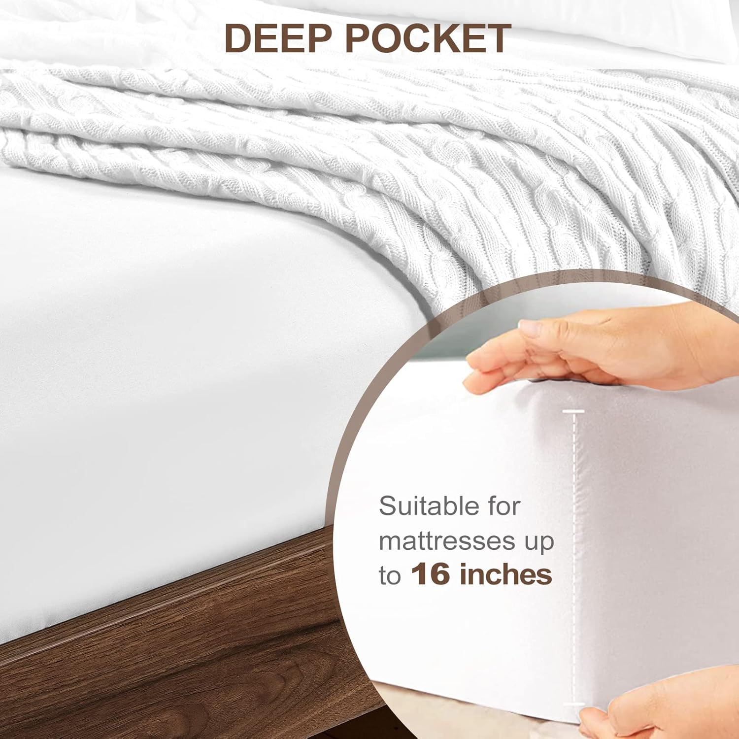 Twin Fitted Sheet 2 Pack - Hot - огляд і ціна Fitted Sheet Deep