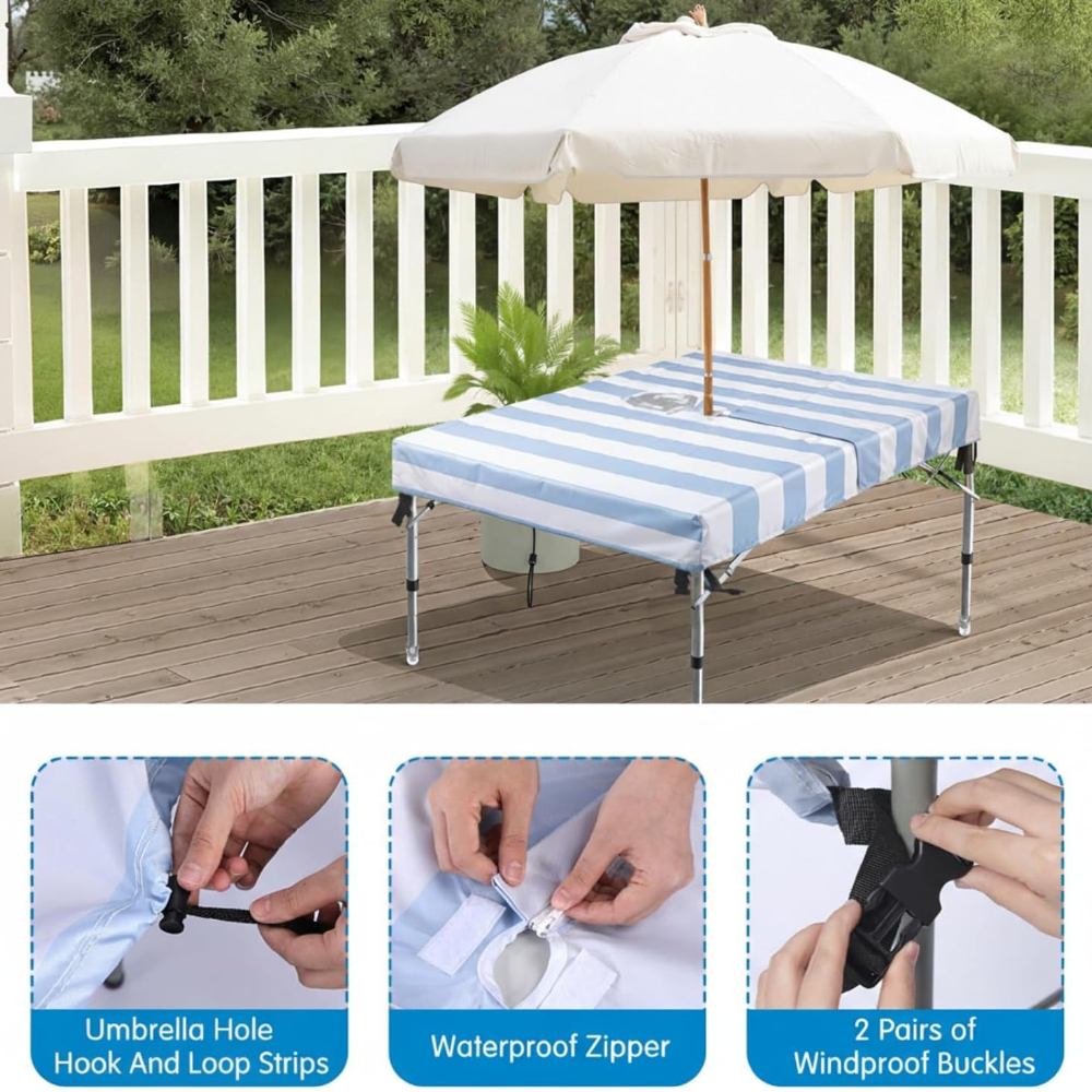 Outdoor Tablecloth with Umbrel - огляд і ціна Home Textiles Today News