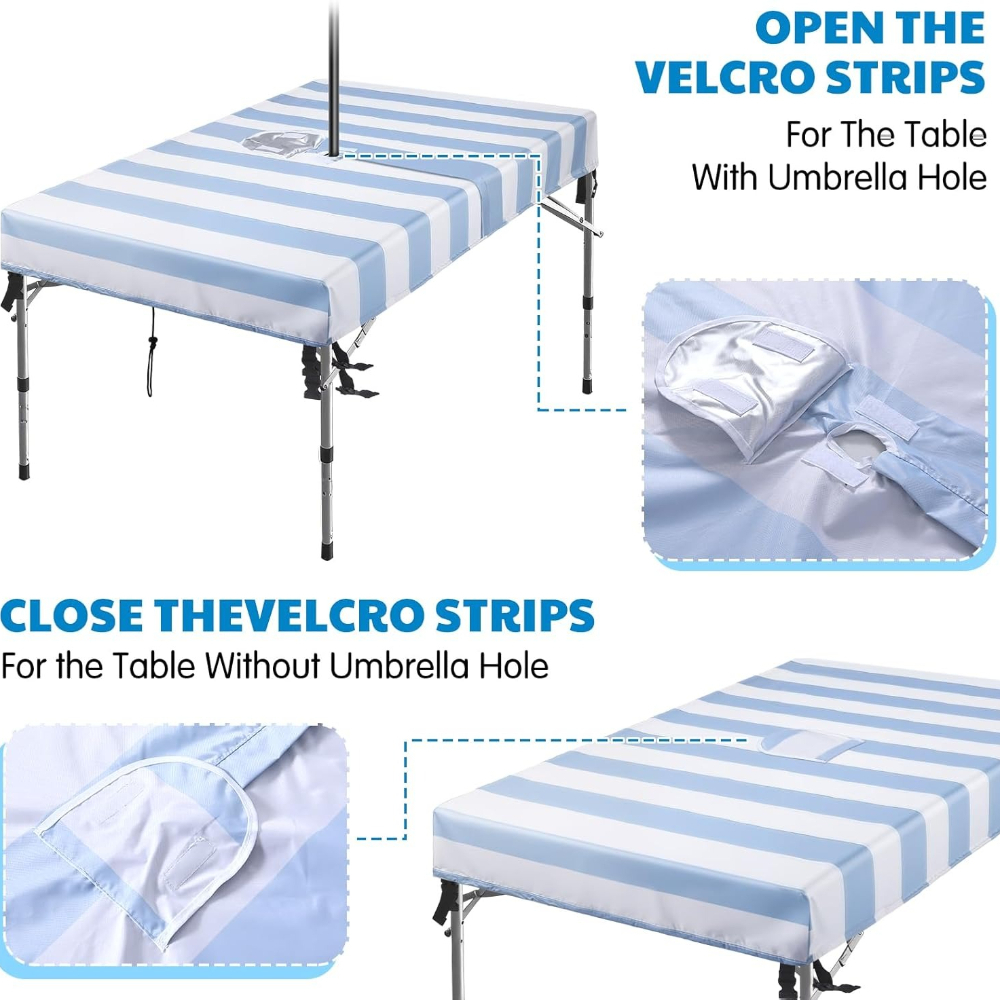 Outdoor Tablecloth with Umbrel - огляд і ціна Home Textiles Today News