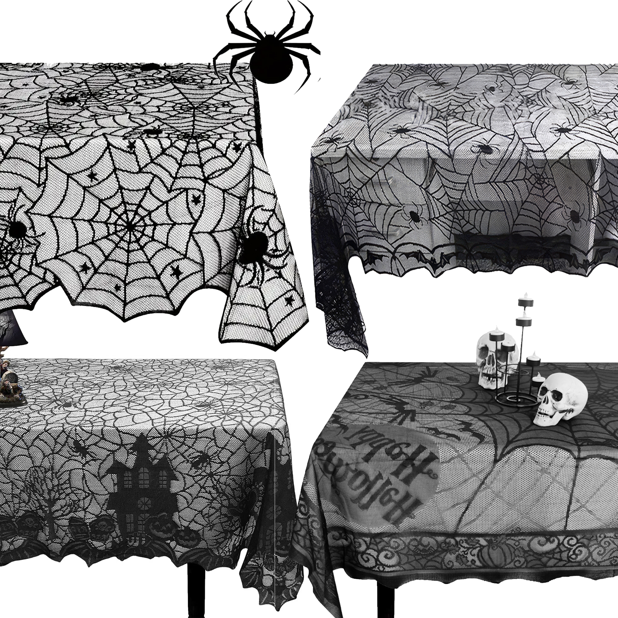 Halloween Lace Table Runner Bl - огляд і ціна Home Textiles Today News
