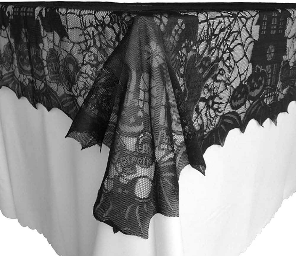 Halloween Lace Table Runner Bl - огляд і ціна Home Textiles Today News