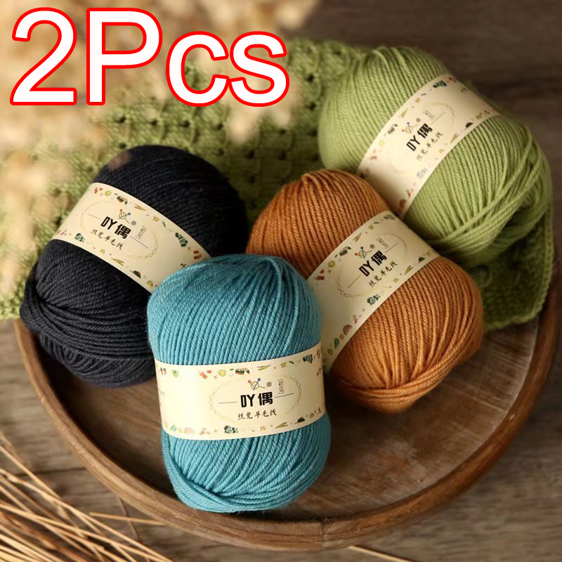 2Pcs 100% Wool Yarn Hand knitt - огляд і ціна Wool Blanket Herringbone