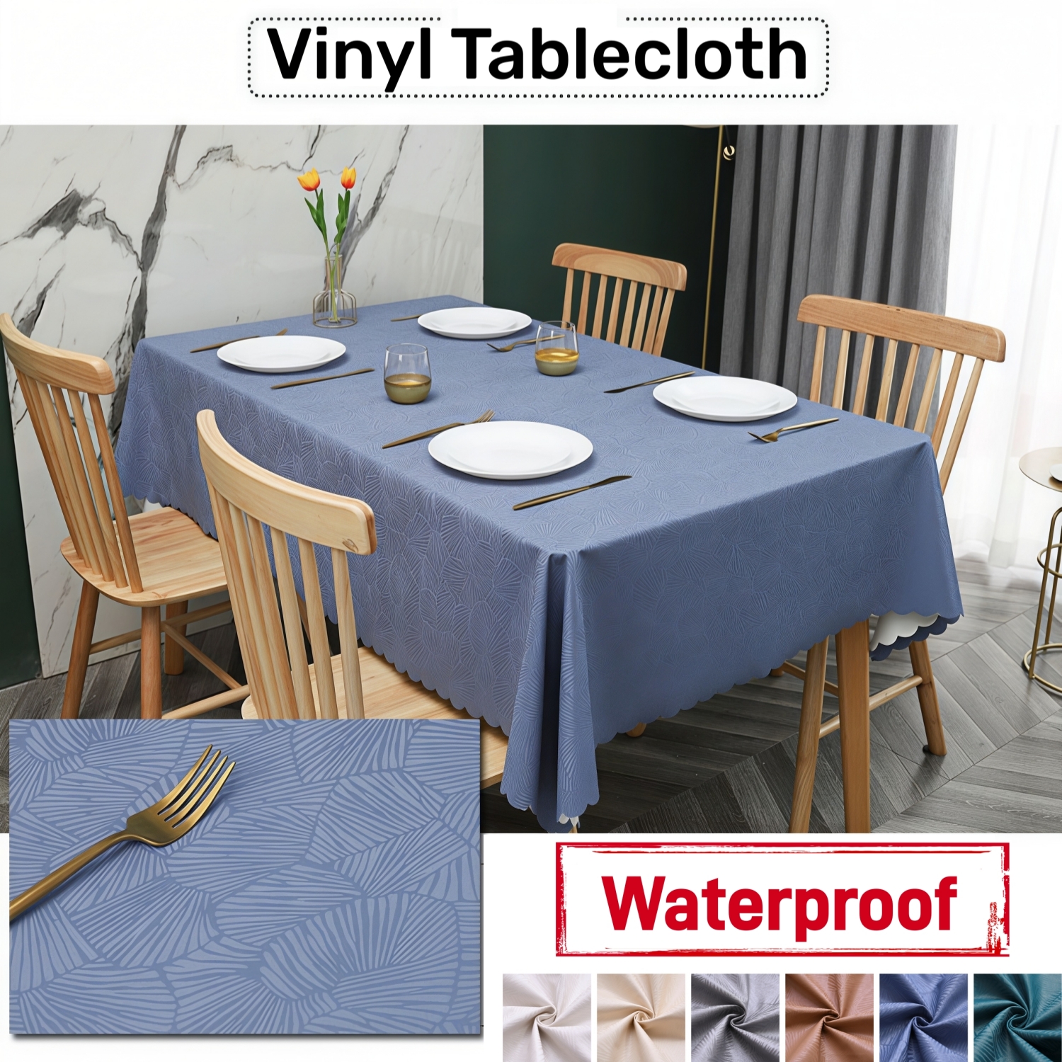 Vinyl Table Cloth Rectangular  - огляд і ціна Home Textiles Today News