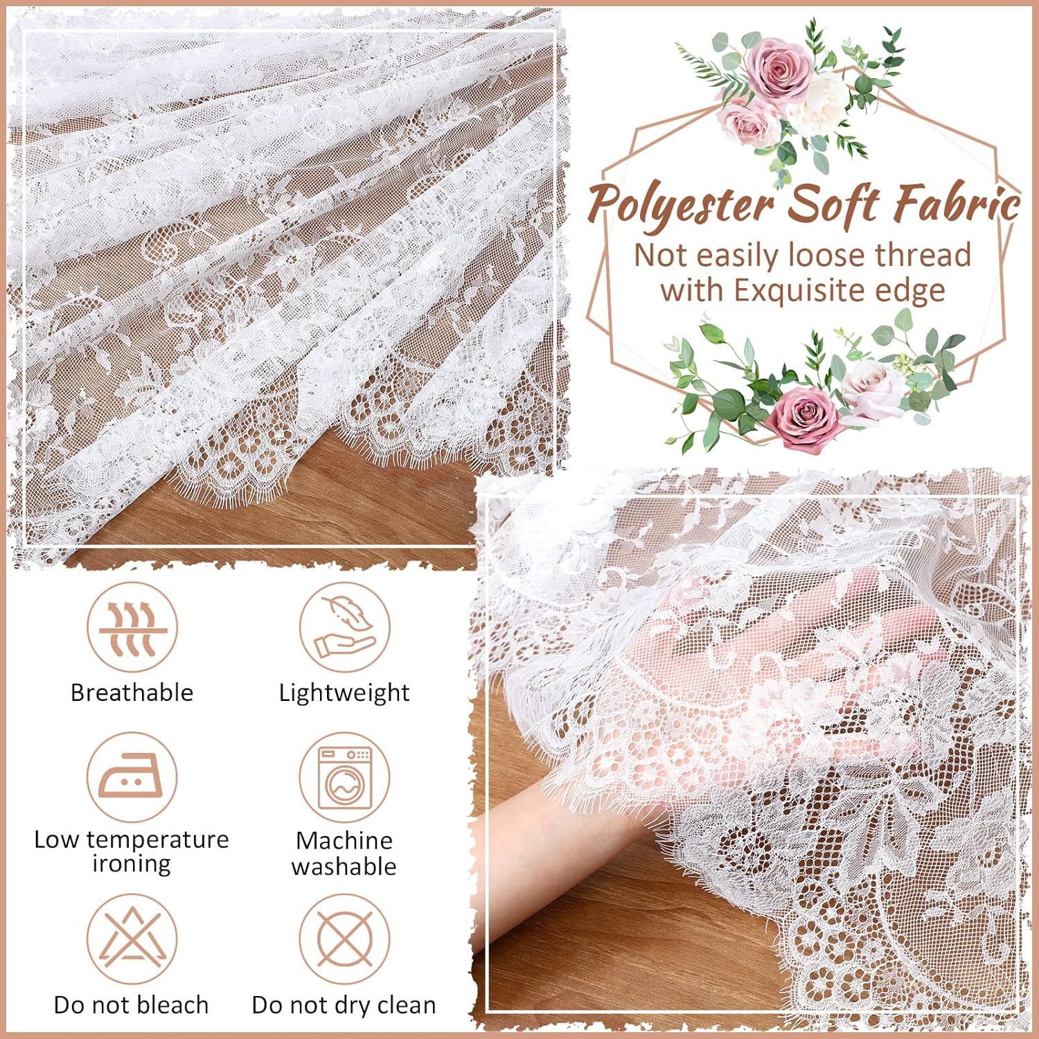1/2/5 Pcs White Lace Tableclot - огляд і ціна Home Textiles Today News