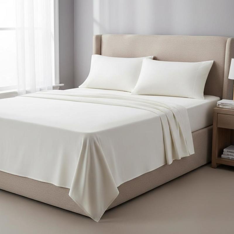 4-Piece Bedding Ensemble Queen - огляд і ціна Fitted Sheet Deep