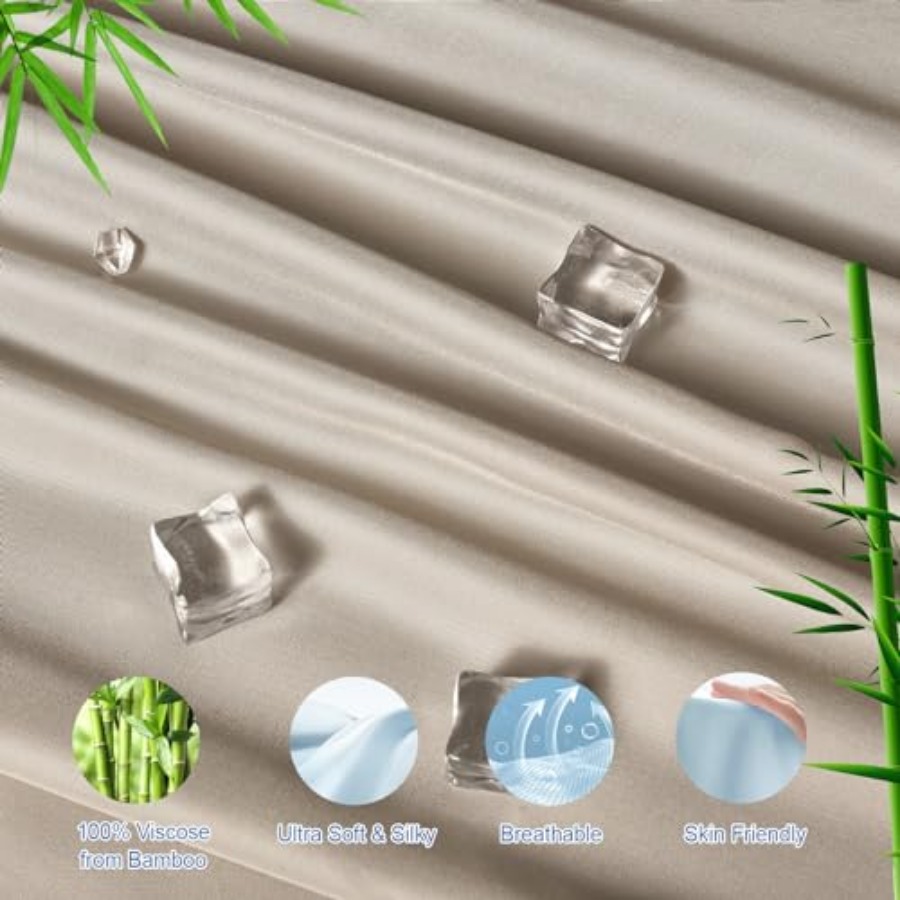 100% Rayon Derived from Bamboo - огляд і ціна Fitted Sheet Deep