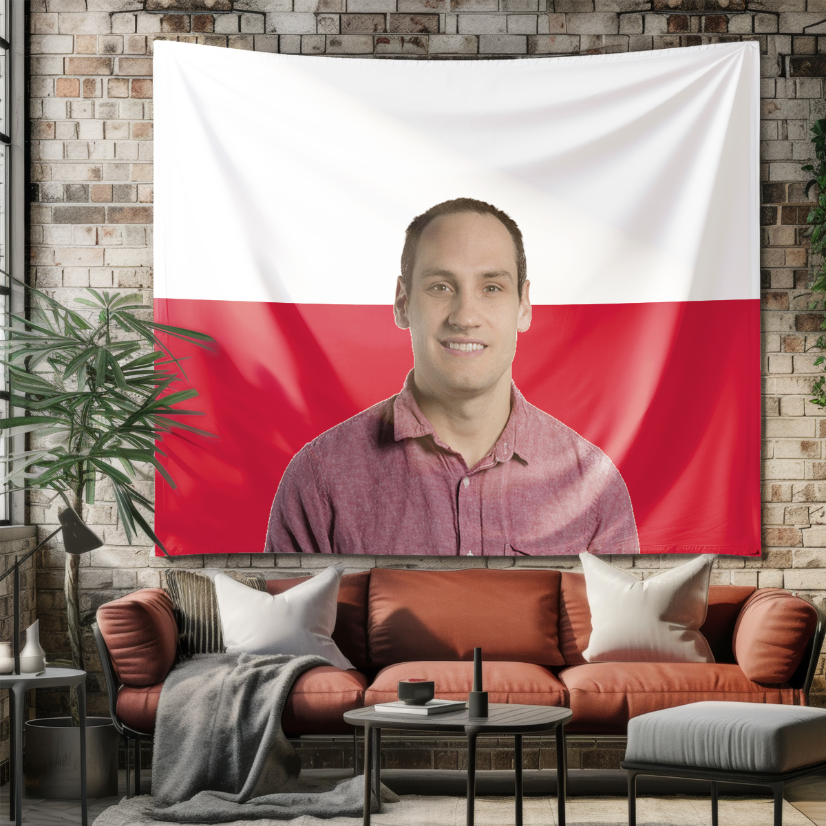 1Pc Custom Photo Polyster Flag - огляд і ціна Home Textile