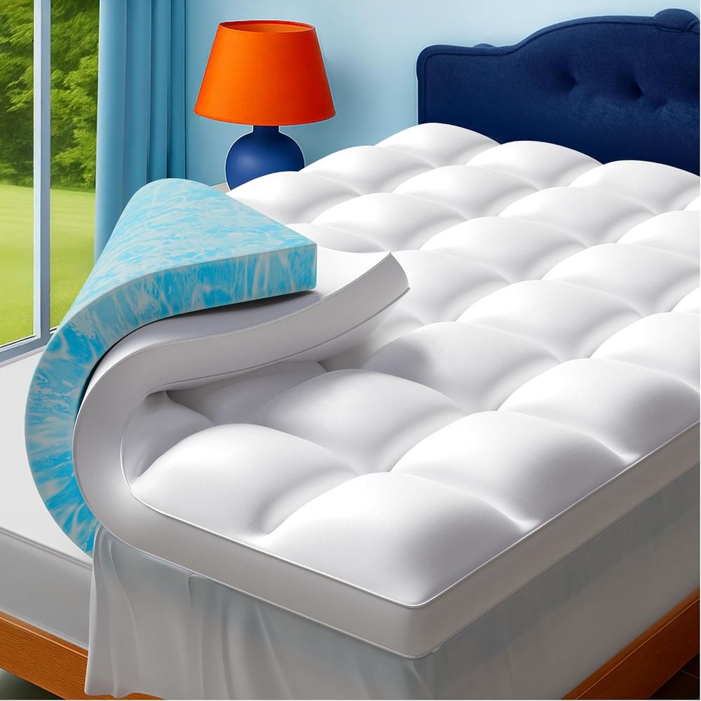 Dual Layer 4 Memory Foam Mattr - огляд і ціна Cooling Pillow Gel