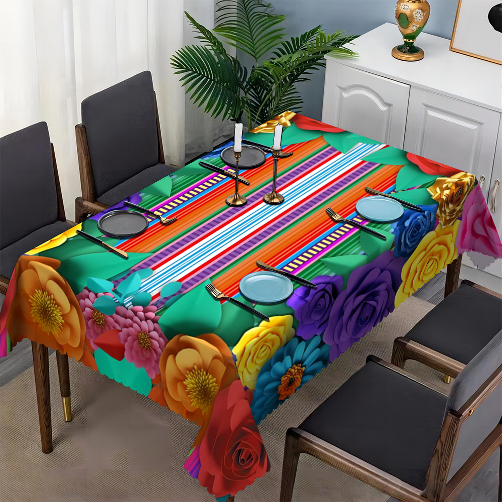 Mexican Carnival Colorful Flor - огляд і ціна Home Textiles Today News